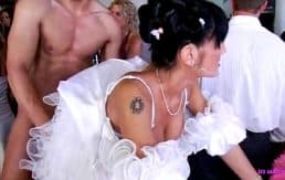 Czech wedding group sex