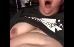 Fisting from his view