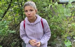 Gina Gerson was caught and fucked for unlegal outdoor pissing (Part 1)