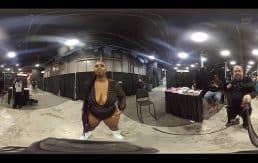 Lady Rae X gives me a body tour at EXXXotica NJ in 360 degree VR