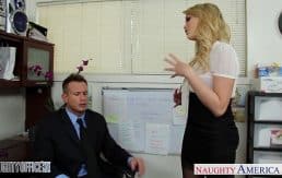 Sexy office babe Mia Malkova fucking